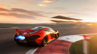 Red sports car race track 51 - a race track free wallpaper