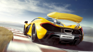 Yellow sports car hood open - its hood open free wallpaper