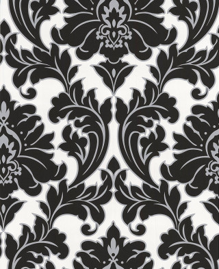 Black white floral wallpaper design 6 - a floral design free wallpaper for mobile