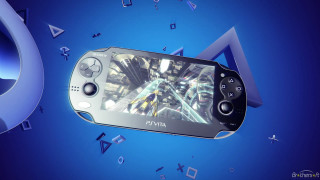 Cell phone video game blue - panfuturism free wallpaper