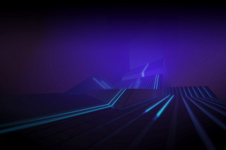 Dark room purple blue light - a purple light free wallpaper