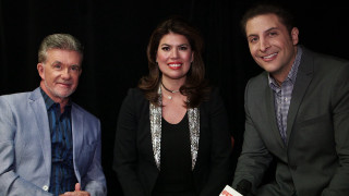 Three people smiling dark room - bernie d’andrea free wallpaper