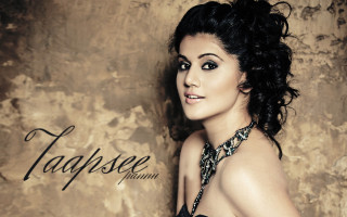 Woman black dress posing wall 2 - a wall behind her free wallpaper