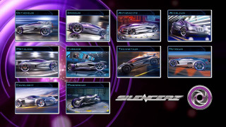 Silver car purple background purple - concept design art free wallpaper