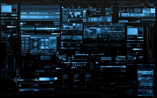 Black blue abstract background electronics - electronic free wallpaper