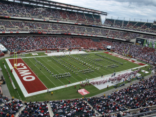 Football stadium crowd band performance 2 - the field free wallpaper