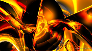 Yellow red abstract design black - elizabeth murray free wallpaper