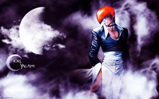 Orange hair man clouds moon - the cloud free wallpaper for desktop