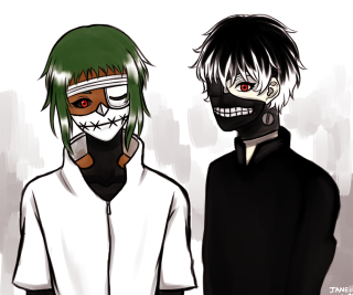 Face paint green hair black - green hair free wallpaper