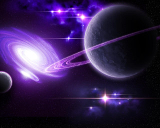 Purple black star purple white - object in the sky free wallpaper