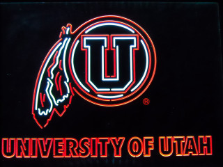 University utah neon sign horse - u free wallpaper
