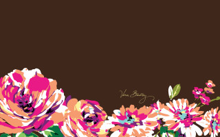 Flowers painting brown background name - beatrice huntington free wallpaper