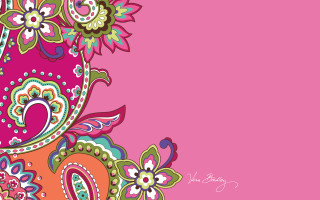 Pink paisley folkart silkscreen summer - summer vibrancy free wallpaper for desktop