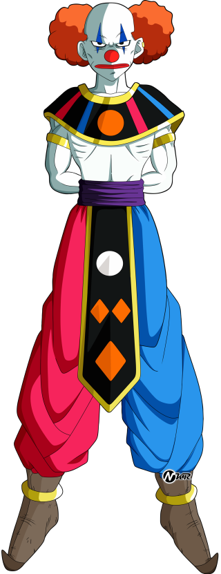 Cartoon clownhat redhair blueoutfit evil - evil free wallpaper for mobile