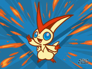 Red haired cartoon flying fire - energetic free wallpaper