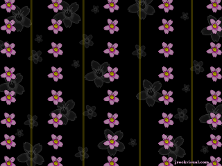 Black pink flower pattern black - flower pattern free wallpaper