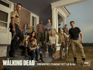 Group people porch walking dead - the step free wallpaper