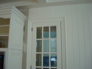 White door glass window white - a white door free wallpaper