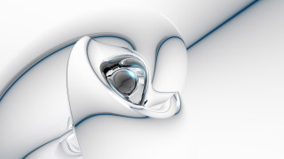 White abstract background silver object - ray free wallpaper