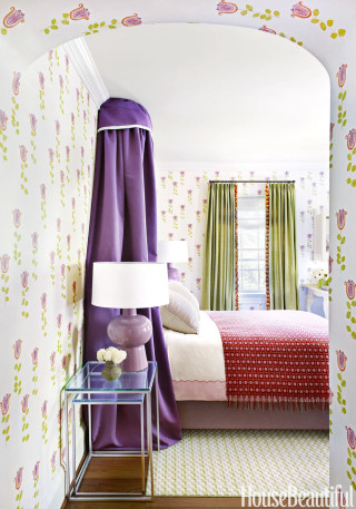 Bedroom with bed interior cozy 3 - vibrant color scheme free wallpaper for mobile