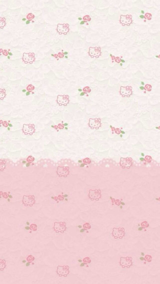 Pink white wallpaper hello kitty - kitty free wallpaper