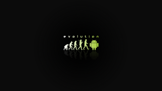 Evolution group people walking dark - android free wallpaper for desktop