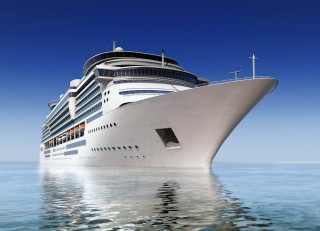 Cruise ship ocean blue sky 10 - cedric seaut free wallpaper