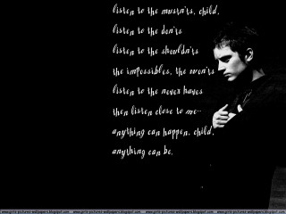 Man black shirt gun quote - stuckism free wallpaper for desktop