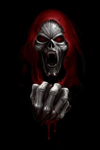 Creepy bloody person dark dripping - free dark wallpaper for mobile