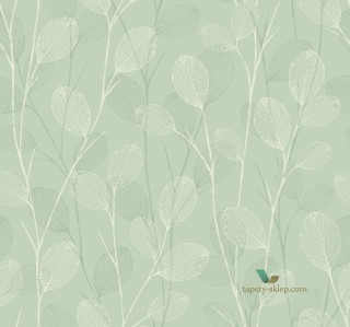 Green wallpaper white leaves background - a green background free wallpaper for tablet