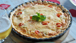 Tomato basil pie beer plate - carpoforo tencalla free wallpaper
