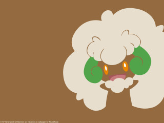 Cartoon white sheep green eyes - ayo free wallpaper for desktop