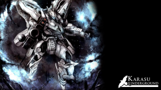 Robot gun black background clouds - warframe armor free wallpaper