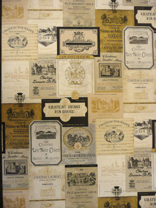 Wine bottle wall labels various 3 - a mosaic free wallpaper for mobile