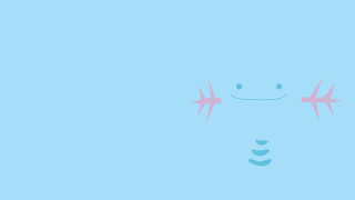 Blue background face light blue - a face free wallpaper