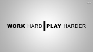 Work hard play harder logo - hard free wallpaper for desktop
