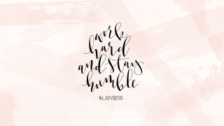 Pink black quote white background - character free wallpaper