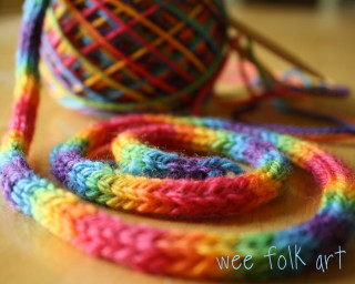 Yarn colorful crochet ribbon table - vibrant free wallpaper