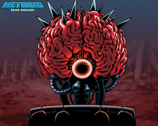 Brain spikes red light computer - a computer free wallpaper