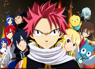 Anime group red hair black - black eye free wallpaper