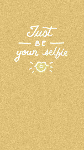 Yellow background white text selfie - brian fies free wallpaper for mobile
