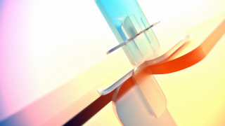 Toothbrush toothpaste ribbon 3d render - a light background free wallpaper