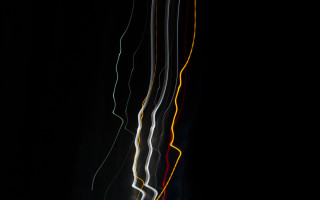 Light streak abstract sky girl - a long exposure free wallpaper