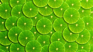 Lime slices yellow center flower - a yellow center in the middle free wallpaper