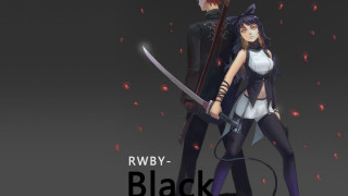 Anime characters swords blood couple - black arts movement free wallpaper