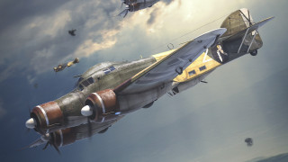 Plane flying overhead clouds sotsart - overhead in the background free wallpaper