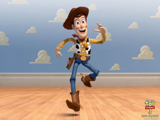 Cartoon character running wood floor 2 - postminimalism free wallpaper