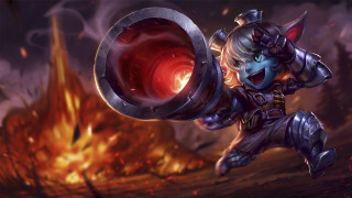 League of legends fireball metal - a character free wallpaper