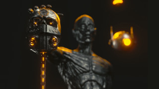Statue man lightbulb cedric seaut - a light bulb free wallpaper