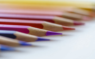 Colored pencils blurry background academic - academic free wallpaper